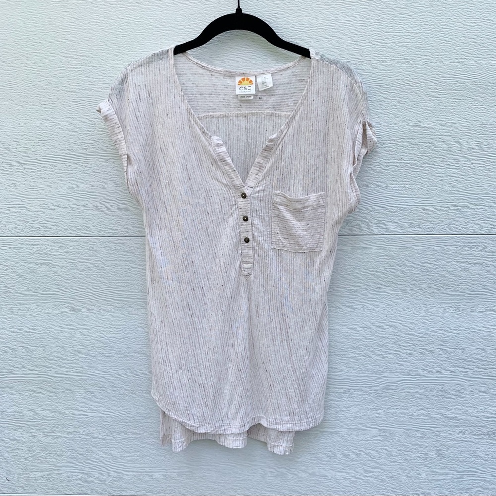 C&C Linen Top - image 1